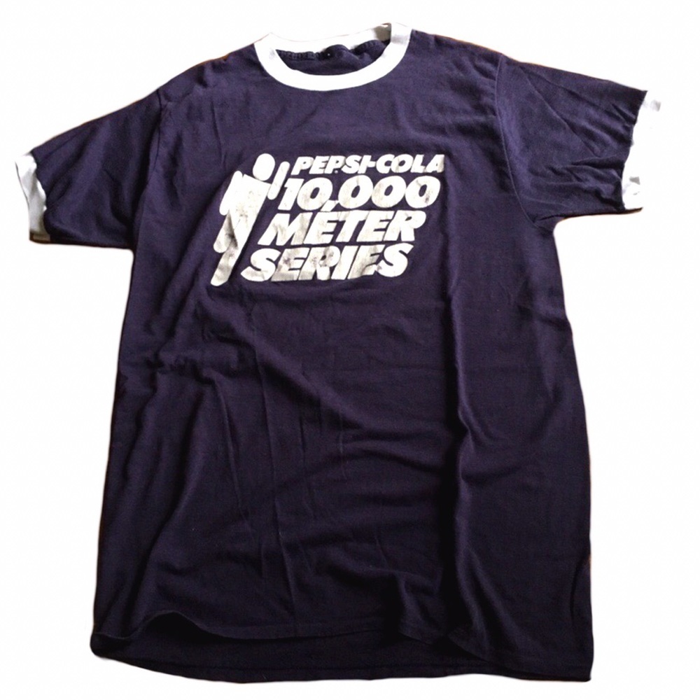 Vintage Pepsi marathon ringer tee